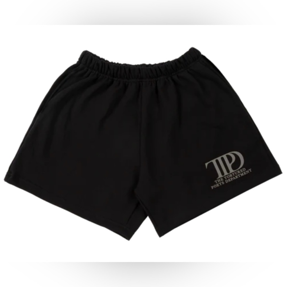 Taylor Swift The Tortured Poets Department TTPD Black Shorts